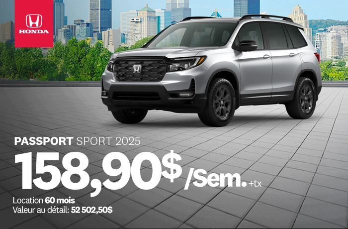 Bannière de Promotion Passport Sport 2025