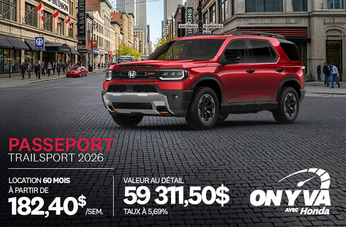 Bannière de Promotion Passport Trailsport 2026