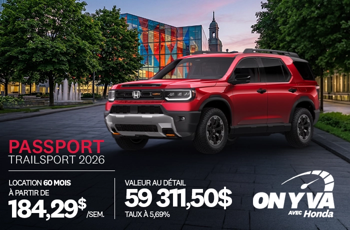 Bannière de Promotion Passport Trailsport 2026