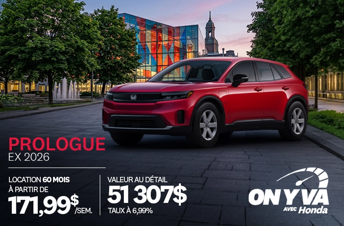 Bannière de Promotion Prologue EX 2026